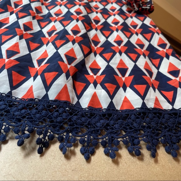 Geometric Pattern Girls Dress 🐝 - Picture 5 of 7